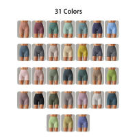 Ness Pantalones cortos deportivos para mujer, pantalones cortos de secado rápido para ciclismo y yoga, 31 colores - details 2