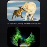 Portátil de mano con linterna LED potente, repelente ultrasónico de perros antiladridos - details 7