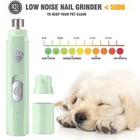 Electric Dogs Nail Grinder with LED Light Polisher Wheel Pet Nail Clipper USB Rechargeable Pet Nail Trimmers Suit for Cat or Dog - details 3