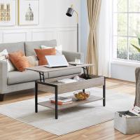 Mesa de Centro Elevable Mesa de Café con Revistero Mesa Baja de Industrial para Sofá Salón 104,5x49,5X(47-62) cm - details 14