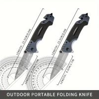 Cuchillo Plegable Con Clip Para Bolsillo Para Camping Y Pesca Actividades Interiores Y Exteriores Regalo Para Hombres TB9195 - details 9
