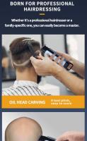 Kemei-cortadora de pelo profesional para hombre, recortadora de pelo sin cable para Barbero, recortadora de barba, afeitadoras con revestimiento en T, cortadora de pelo - details 2