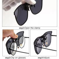Gafas de Sol Polarizadas con Clip Lentes Fotocromáticas Adaptables para Conducir UV400 - details 5