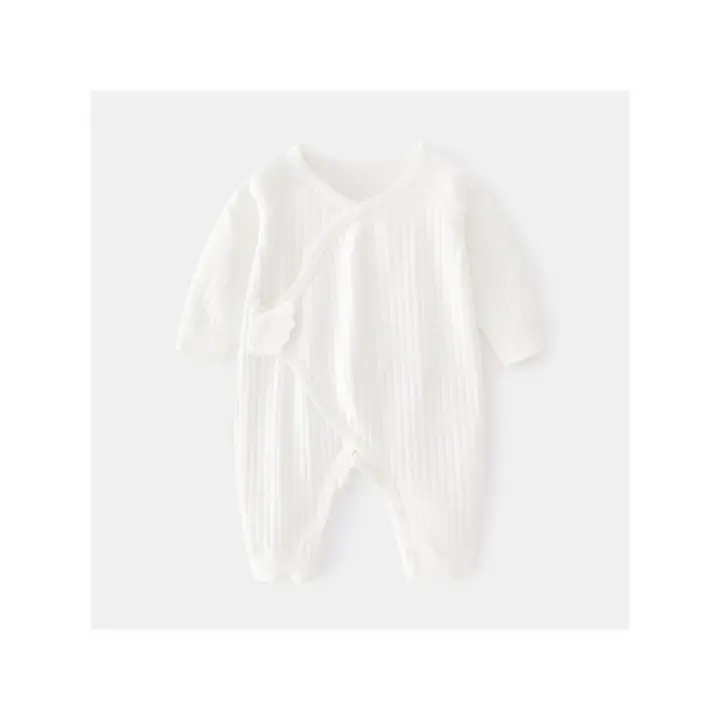 Rompe de Algodón para Bebé Recién Nacido Ropa Infantil Casual de Primavera Otoño Tallas 0-6M - 1