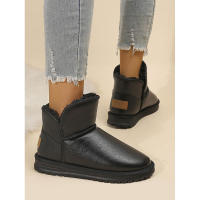Tobillo impermeable para mujer, zapatos cálidos de felpa, botas de nieve antideslizantes con forro de piel, invierno, 2023 - details 4
