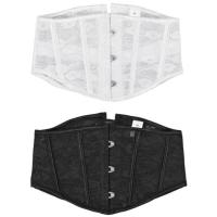 Ropa Interior de Malla para Moldear el Abdomen Postparto Cinturón de Entrenamiento con Encaje Floral para Adelgazar la Cintura - details 6