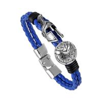 Nuevo cuero vintage lujoso hecho a mano de Guerrero Sparta, pulseras de mujer, joyas, regalos exquisitos, pulseras de hombre - details 15