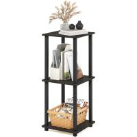 Mesa Auxiliar Simplista, Madera compuesta, Espresso/Negro, 2 Unidades - details 6