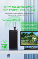 BLUEKAKA Adaptador de tarjeta de red USB 3,0 WIFI de doble banda 2,4G 5Ghz USB inalámbrico adaptador WiFi de 1200Mbps con antena para ordenador portátil de escritorio - details 3