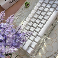 Tecla de seda transparente para teclado mecánico Cherry MX, perfil OEM, 130 teclas, incluida la espaciadora - details 1