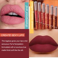 Juego de brillo de Labios mate de 6 piezas, Barras de Labios Antiadherentes, Resistentes al Agua y de Larga Duración - details 2