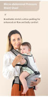 Taburete De Cintura Para Bebé, portátil, Toalla Para Llevar Delante Y Detrás, 0-36 meses - details 6
