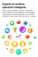 2024 Reloj Inteligente Hombres Mujeres, Smartwatch con Llamada Bbluetooth, Pantalla AMOLED de 1,43