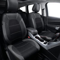 Funda universal para asiento de coche de cuero PU, lona duradera, cojín y funda para asiento, protección completa, 9 unidades por juego - details 16