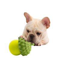 Juguetes interactivos para perros, bolas para masticar, dispensador de alimentos de silicona, Bola dispensadora de golosinas, Limpieza de dientes duradera, juguetes para la dentición del cachorro - details 1
