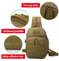 Bolso de pecho multifunción para hombre, bandolera grande para deportes al aire libre, Camping, senderismo, pesca, mochila de hombro - details 1
