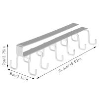 Ganchos debajo del estante para tazas, soporte para tazas de café, soporte para utensilios de cocina, ganchos colgantes para armario de cocina - details 3