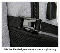 Mochila impermeable antirrobo para hombre, bolsa trasera ligera para libros, elegante, 15,6" - details 33