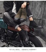 Productos de diseño 2024: zapatos de cuero genuino, realce de altura de moda británica y botas casuales de felpa para hombres - details 8