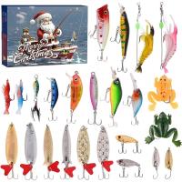 Calendario de aviso de pesca, cuenta regresiva navideña, juego de 24 días, 2024 - details 3