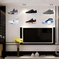 Estantes flotantes de acrílico transparente para montaje en pared, Zapatero, exhibición de zapatillas, estante de exhibición, 9 piezas - details 1