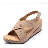 Sandalias de Mujer de Verano Transpirables con Cuña Cosida de Gran Tamaño 2025 - details 3