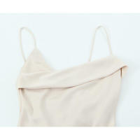 OUWU- nuevo producto moda mujer estilo europeo y americano vestido largo con cuello en V estilo correa blanca - details 2