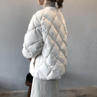Women lightweight down cotton wear short coat autumn winter padded jacket - details 22
