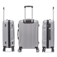 Juego de maletas ABS Rígida 4 piezasMaleta Cabina 55cmMaleta Mediana 68cmMaleta Grande 78cmNeceser 29cm NegroAzulMarinoRosaDoradaPlateadaMentaRojoMorada - details 4