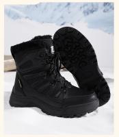 Botas de Nieve para Mujer Impermeables, Antideslizantes, Zapatos de Cordón Gruesos Talla Grande - details 18