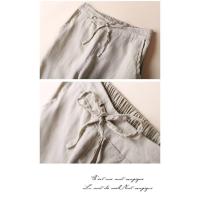Pantalones casuales para mujer, moda, color sólido - details 4