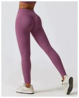 Pantalones de Yoga Transpirables para Mujer Pantalones Deportivos sin Costuras Elásticos Hips Push Up Leggings de Fitness Exercise Yoga Tipo de Paño: Entrenamiento - details 8