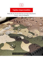 Bolsa de viaje de camuflaje para hombre, mochila de equipaje de negocios de gran capacidad, impermeable, para montañismo al aire libre, 80L - details 5