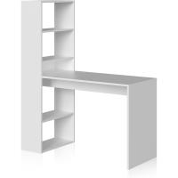 Estantería Reversible Mesa de Ordenador Blanco Artik y Roble Canadian Modelo Doble - details 20