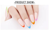 Arte Clavo Set de Artículos de Uñas Pure Clear Jelly con Raspador y Estampa de Uñas Individual o Doble para Manicura Francesa Herramienta de Plantillas de Uñas - details 6