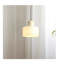 Lámpara Colgante De Vidrio Retro Europeo Para Dormitorio Y Barra De Restaurantes Estilo Moderno Luz LED Fuente De Alimentación AC 90-260V - details 1