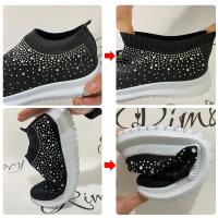 Zapatos deportivos de mujer con malla transpirable, zapatos planos cómodos, suelas blandas, informales, antideslizantes, talla grande 43 - details 4