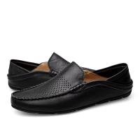 Zapatos Informales de Verano para Hombre Mocasines de Cuero con Transpirabilidad sin Cordones - details 14