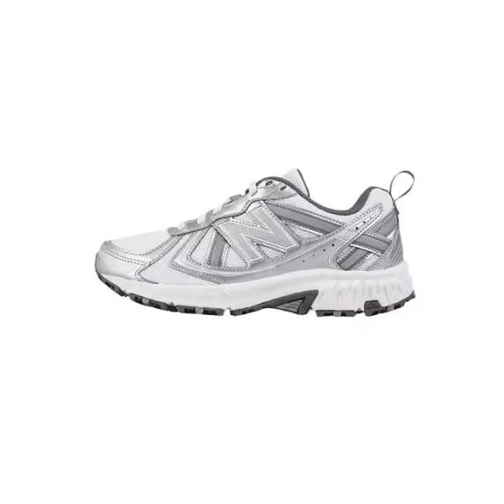 Auténticas NUEVAS zapatillas de deporte NB 410 plateadas/negras para hombre y mujer, zapatos de trabajo - 1