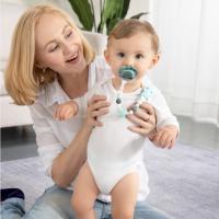 Abrazadera de Chupete Redonda de Plástico para Bebé 100 Piezas Accesorios de Juguete para Dentición Cadena de Muñeca DIY Unisex Recomendado para 4 meses + Silicona Estilo Sólido Libre de Nitrosamina Hecho en China - details 13