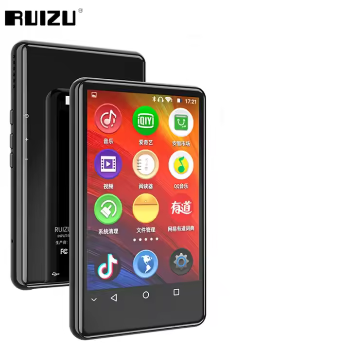 Reproductor MP3 MP4 Ruizu H6 WIFI Bluetooth Pantalla IPS de 4.0 pulgadas con Táctil Completo puede acceder a Internet y Radio FM Video E-book - 1