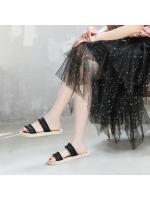 GIOIO, novedad de verano, suela de cáñamo de imitación, ropa de goma, zapatillas frescas con parte inferior de plástico, correas delanteras y traseras de moda con zapatos planos - details 9