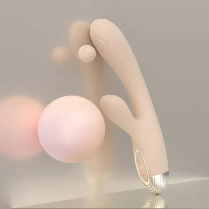 DRYWELL G-spot Rabbit Vibrator con función Slap, Juguetes sexuales para la estimulación del clítoris G-spot, Vibrador consolador a prueba de agua con dos potentes vibraciones de motor - 1