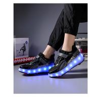 Nueva Mafia Zapatos De Cuatro Ruedas Patines Niños Niños Con Ruedas Zapatos Niñas Zapatos Casuales - details 36