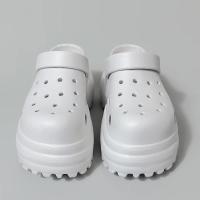 Zuecos de verano 2025 para mujer, sandalias antideslizantes, 10 cm de plataforma gruesa, pantuflas de EVA, zapatos de playa, zapatos para exteriores que aumentan la altura - details 7