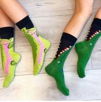 Calcetines de la serie Cartoon shark para hombre y mujer, medias de skateboarding, tendencia urbana - details 3
