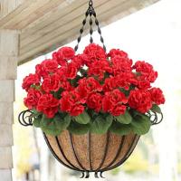 Nuevo Rojo flor de Begonia Artificial 36 Cm DIY flor falsa simulación plantas artificiales adornos de jardín - details 13