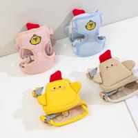 Chaleco con arneses ajustables para mascotas con mochila y correa, juego de correa para perro desmontable, correa suave para el pecho para gato antiescape - details 15