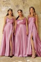 Vestido vaquero tres elegantes para mujer, cuello alto, espalda descubierta, cremallera trasera, estilo formal, moda cómoda 2025 - details 50