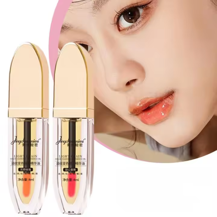 Suero que cambia de color Bálsamo hidratante para el cuidado de los labios contra la seguridad y las grietas - 1